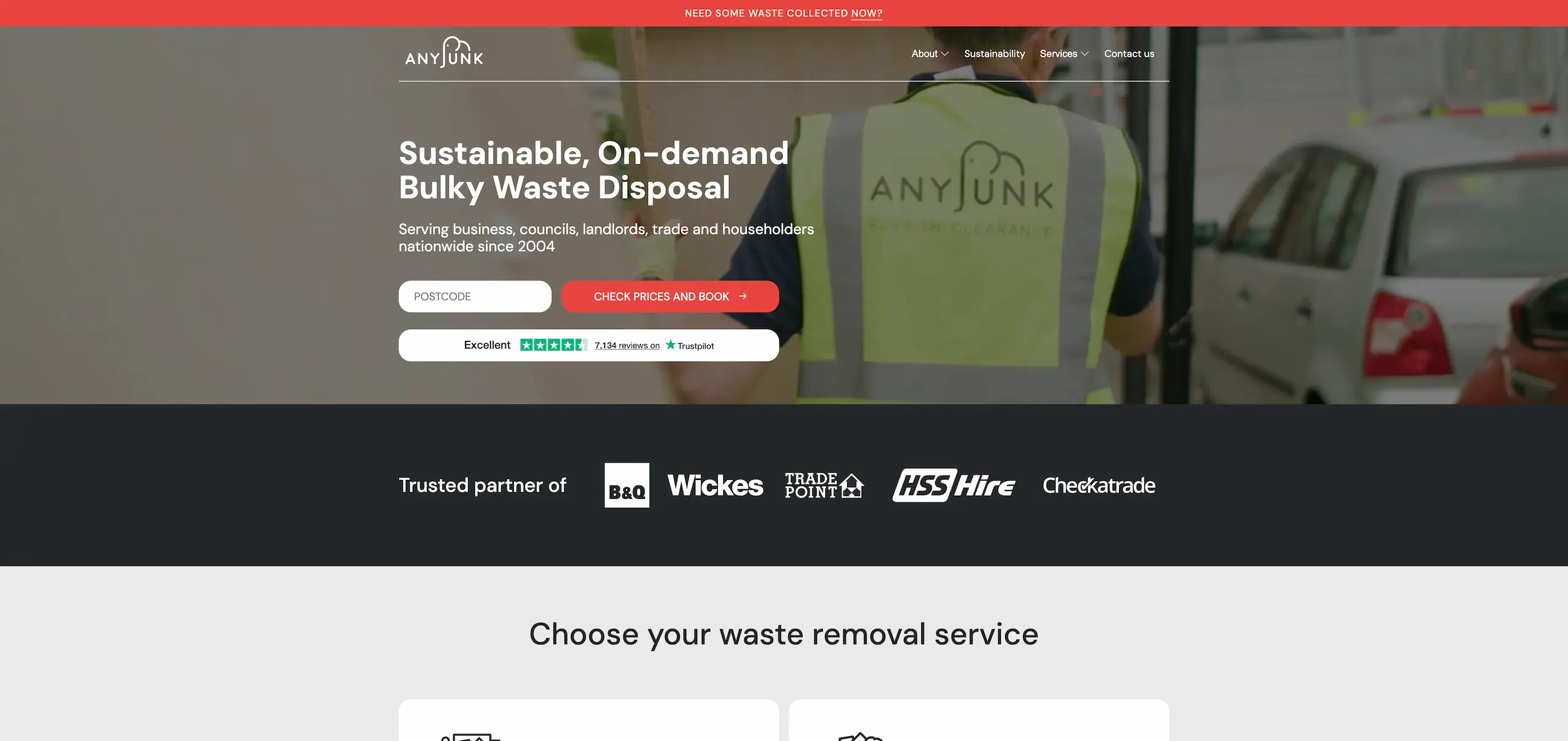 AnyJunk website