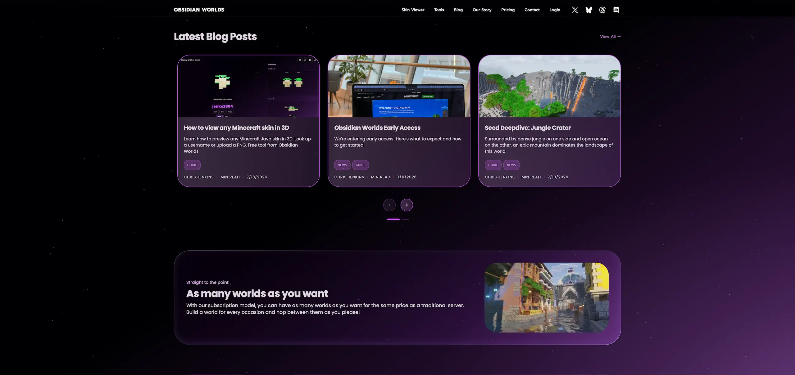 Obsidian Worlds, screenshot 2